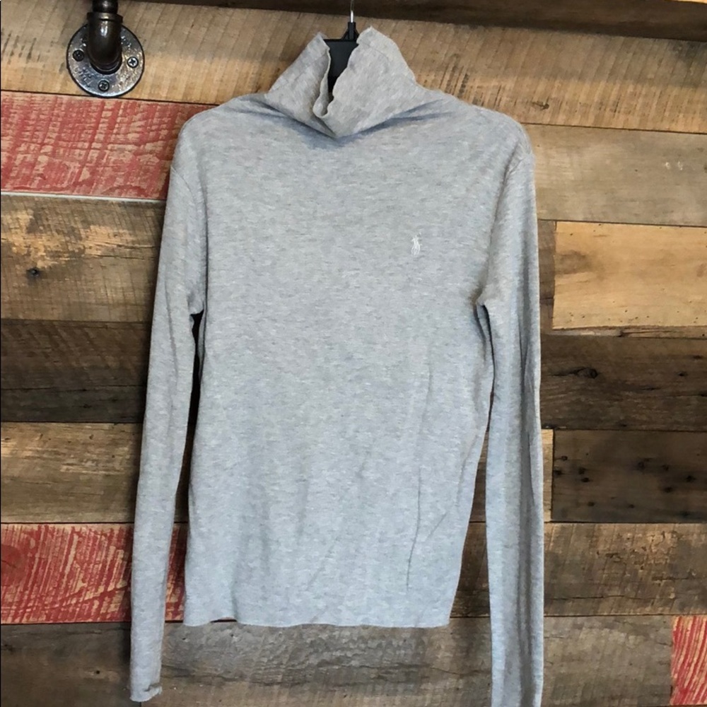 Polo Ralph Lauren loose funnel neck shirt